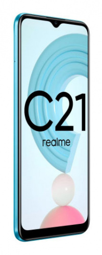 Смартфон Realme C21-Y 64Gb 4Gb голубой моноблок 3G 4G 2Sim 6.5" 720x1600 Android 11 13Mpix 802.11 b/g/n NFC GPS GSM900/1800 GSM1900 TouchSc VidConf A-GPS microSD max256Gb фото 3