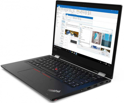 Трансформер Lenovo ThinkPad L13 Yoga G2 T Core i5 1135G7 8Gb SSD256Gb Intel Iris Xe graphics 13.3" IPS Touch FHD (1920x1080) Windows 10 Professional 64 black WiFi BT Cam фото 3