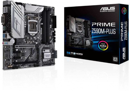 Материнская плата Asus PRIME Z590M-PLUS Soc-1200 Intel Z590 4xDDR4 mATX AC`97 8ch(7.1) GbLAN RAID+DVI+HDMI+DP фото 3
