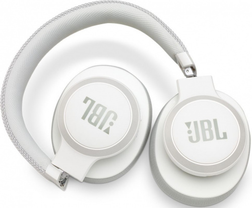 Гарнитура накладные JBL Live 650BTNC 1.2м белый беспроводные bluetooth в ушной раковине (JBLLIVE650BTNCWHT) фото 2