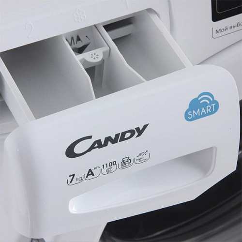 Стиральная машина Candy Smart CS4 1172D1/2-07 класс: A загр.фронтальная макс.:7кг белый фото 3