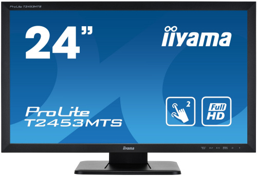 Монитор Iiyama 24" ProLite T2453MTS-B1 черный VA LED 6ms 16:9 DVI HDMI M/M матовая 250cd 178гр/178гр 1920x1080 D-Sub FHD Touch 6кг