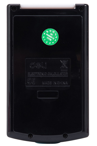 Калькулятор карманный Deli E39217/BLACK черный 8-разр. фото 4