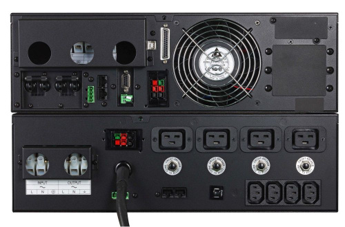 Источник бесперебойного питания Powercom Vanguard RM VRT-6000 w/o Bat 5400Вт 6000ВА черный фото 2