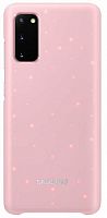 Чехол (клип-кейс) Samsung для Samsung Galaxy S20 Smart LED Cover розовый (EF-KG980CPEGRU)