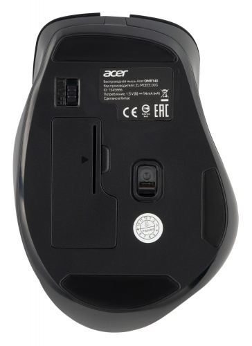 Мышь Acer OMR140 черный оптическая (1600dpi) беспроводная USB (6but) фото 9