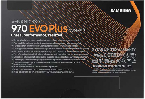 Накопитель SSD Samsung PCIe 3.0 x4 250GB MZ-V7S250BW 970 EVO Plus M.2 2280 фото 5
