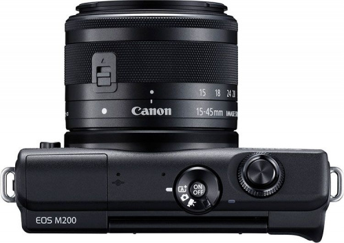 Фотоаппарат Canon EOS M200 черный 24.1Mpix 3" 4K WiFi 15-45 IS STM LP-E12 (с объективом) фото 5