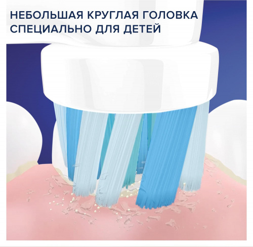 Зубная щетка электрическая Oral-B Frozen D100.413.2K синий фото 2