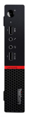 ПК Lenovo ThinkCentre M715q slim A6 Pro 8570E (3)/4Gb/500Gb 7.2k/R5/noOS/GbitEth/WiFi/BT/клавиатура/мышь/черный фото 2