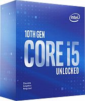 Процессор Intel Original Core i5 10600KF Soc-1200 (BX8070110600KF S RH6S) (4.1GHz) Box w/o cooler