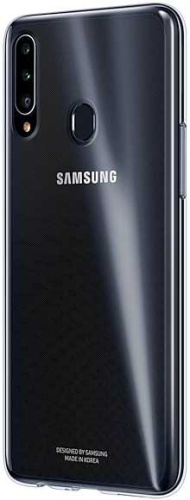 Чехол (клип-кейс) Samsung для Samsung Galaxy A20s Clear Cover прозрачный (EF-QA207TTEGRU) фото 3