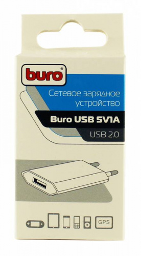 Сетевое зар./устр. Buro TJ-164b 5W 1A USB универсальное черный фото 3