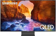 Телевизор QLED Samsung 55" QE55Q90RAUXRU Q серебристый/Ultra HD/50Hz/DVB-T2/DVB-C/DVB-S2/USB/WiFi/Smart TV (RUS)