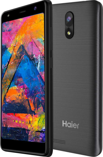 Смартфон Haier A2 8Gb 1Gb графит моноблок 3G 2Sim 5" 480x960 Android Go 5Mpix 802.11 b/g/n GPS GSM900/1800 GSM1900 TouchSc MP3 FM A-GPS microSD max32Gb фото 2