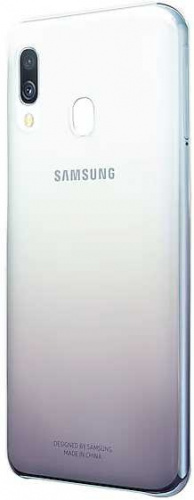 Чехол (клип-кейс) Samsung для Samsung Galaxy A40 Gradation Cover черный (EF-AA405CBEGRU) фото 3