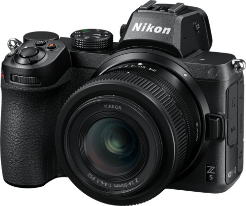 Фотоаппарат Nikon Z 5 черный 24.3Mpix 3.2" 4K WiFi 24-50 f/4-6.3 + FTZ EN-EL15c фото 2