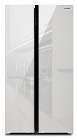 Холодильник Hyundai CS6503FV 2-хкамерн. белое стекло инвертер