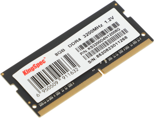 Память DDR4 8GB 3200MHz Kingspec KS3200D4N12008G RTL PC4-25600 SO-DIMM 260-pin 1.2В single rank Ret фото 2