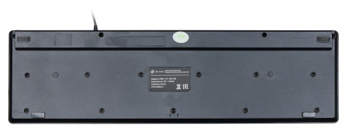 Клавиатура Оклик 500M черный USB slim Multimedia фото 8