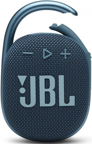 Колонка порт. JBL Clip 4 синий 5W 1.0 BT 15м 500mAh (JBLCLIP4BLU)