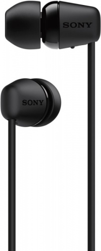 Гарнитура вкладыши Sony WI-C200 черный беспроводные bluetooth шейный обод (WIC200B.E) фото 3
