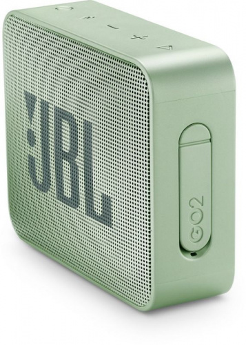 Колонка порт. JBL GO 2 светло-зеленый 3W 1.0 BT/3.5Jack 730mAh (JBLGO2MINT) фото 4