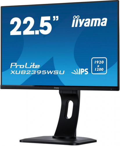 Монитор Iiyama 22.5" ProLite XUB2395WSU-B1 черный IPS LED 4ms 16:10 HDMI M/M матовая HAS Pivot 250cd 178гр/178гр 1920x1200 D-Sub DisplayPort FHD USB 5.4кг фото 4