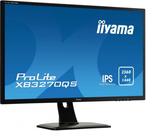 Монитор Iiyama 32" ProLite XB3270QS-B1 черный IPS 4ms 16:9 DVI HDMI M/M матовая HAS Pivot 1200:1 250cd 178гр/178гр 2560x1440 DisplayPort Ultra HD 2K (1440p) фото 2