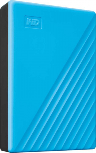 Жесткий диск WD Original USB 3.0 4Tb WDBPKJ0040BBL-WESN My Passport 2.5" голубой фото 4
