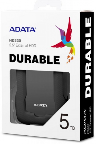 Жесткий диск A-Data USB 3.0 5TB AHD330-5TU31-CBK HD330 DashDrive Durable 2.5" черный фото 2