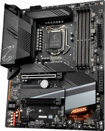 Материнская плата Gigabyte Z590 AORUS ELITE AX Soc-1200 Intel Z590 4xDDR4 ATX AC`97 8ch(7.1) 2.5Gg RAID+DP фото 2