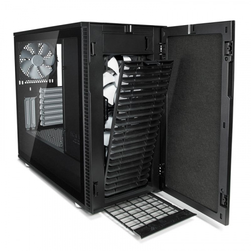 Корпус Fractal Design Define R6 TG черный без БП ATX 2xUSB2.0 2xUSB3.0 audio front door bott PSU фото 7