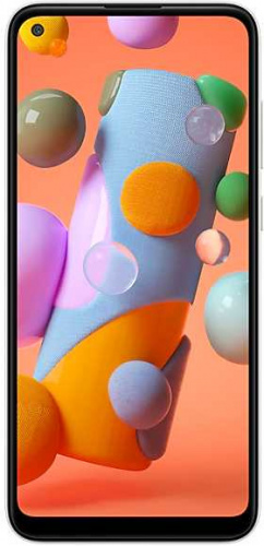 Смартфон Samsung SM-A115F Galaxy A11 32Gb 2Gb белый моноблок 3G 4G 2Sim 6.4" 720x1560 Android 10 13Mpix 802.11 b/g/n NFC GPS GSM900/1800 GSM1900 TouchSc MP3 microSD max512Gb