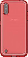Чехол (клип-кейс) Samsung для Samsung Galaxy M01 araree M cover красный (GP-FPM015KDARR)