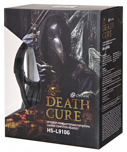 Наушники с микрофоном Оклик HS-L910G DEATH_CURE черный 2.1м мониторные оголовье (1460165) фото 6