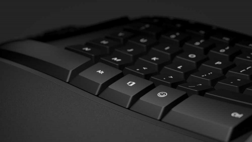 Клавиатура Microsoft Ergonomic черный USB Multimedia Ergo (подставка для запястий) фото 5