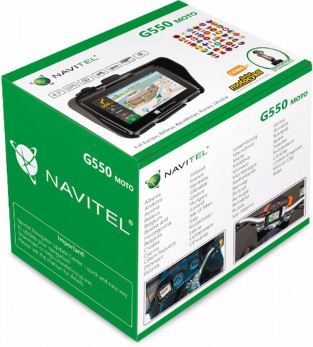 Навигатор Автомобильный GPS Navitel G550 Moto 4.3" 480x272 8Gb microSD черный Navitel фото 3
