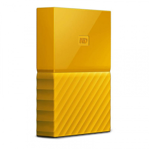 Жесткий диск WD Original USB 3.0 1Tb WDBBEX0010BYL-EEUE My Passport 2.5" желтый фото 2