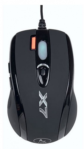 Мышь A4Tech XL-750MK черный лазерная (3600dpi) USB (6but) фото 2