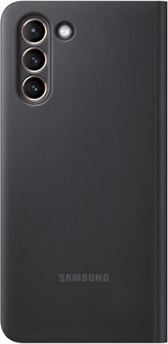 Чехол (флип-кейс) Samsung для Samsung Galaxy S21 Smart Clear View Cover черный (EF-ZG991CBEGRU) фото 3