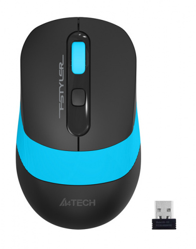 Мышь A4Tech Fstyler FG10 черный/синий оптическая (2000dpi) беспроводная USB (4but) фото 8