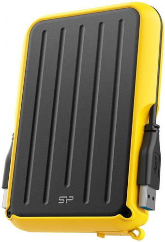 Жесткий диск Silicon Power USB 3.0 1Tb SP010TBPHD66SS3Y Armor A66 2.5" желтый фото 2