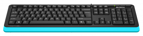 Клавиатура A4Tech Fstyler FKS10 черный/синий USB фото 3
