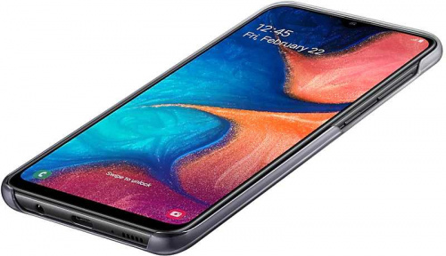 Чехол (клип-кейс) Samsung для Samsung Galaxy A20 Gradation Cover черный (EF-AA205CBEGRU) фото 4