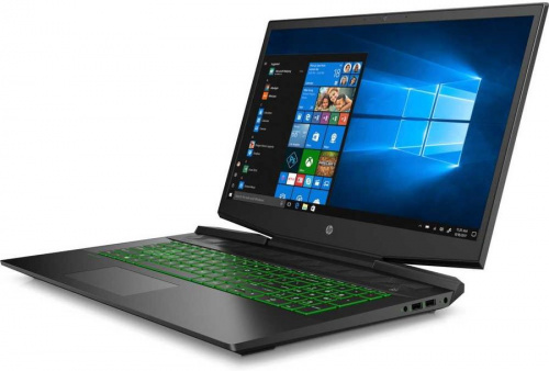 Ноутбук HP Pavilion Gaming 17-cd1055ur Core i5 10300H/16Gb/SSD512Gb/NVIDIA GeForce GTX 1660 Ti MAX Q 6Gb/17.3"/IPS/FHD (1920x1080)/Windows 10/black/green/WiFi/BT/Cam фото 6