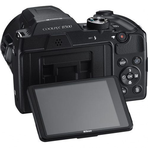 Фотоаппарат Nikon CoolPix B500 черный 16Mpix Zoom40x 3" 1080p SDXC/SD/SDHC CMOS 1x2.3 1minF turLCD HDMI/WiFi фото 3