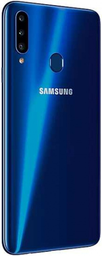 Смартфон Samsung SM-A207F Galaxy A20s 32Gb 3Gb синий моноблок 3G 4G 2Sim 6.5" 720x1560 Android 9 13Mpix 802.11 b/g/n GPS GSM900/1800 GSM1900 TouchSc MP3 microSD max512Gb фото 4