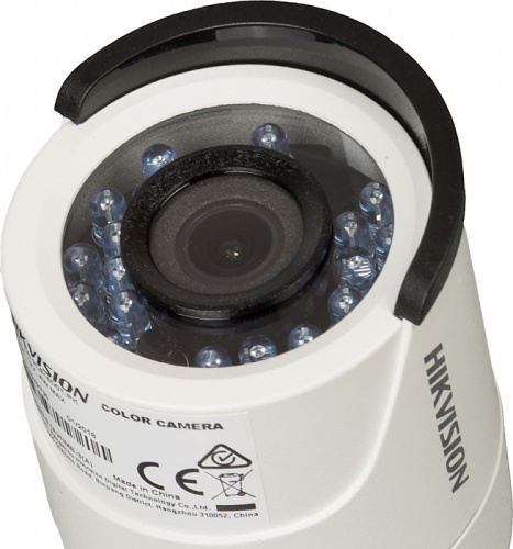 Камера видеонаблюдения Hikvision DS-2CE16D0T-PK 2.8-2.8мм HD-TVI цветная корп.:белый фото 6