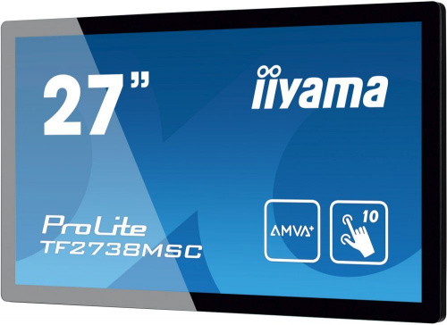 Монитор Iiyama 27" TF2738MSC-B1 черный IPS LED 5ms 16:9 DVI HDMI M/M матовая 300cd 178гр/178гр 1920x1080 DisplayPort FHD USB Touch 7.7кг фото 3